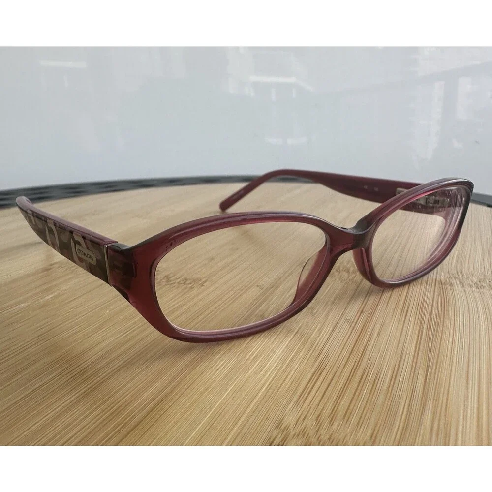 Coach Baila 2034 Pink Women's Eyeglasses 48-15 135 Full Rim Oval FRAMES ONLy